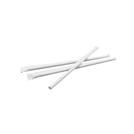 Paper Straw 8*200mm--Pack of 100