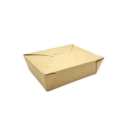 No.1 Kraft Takeaway Box 130×105×64mm-Pack of 200