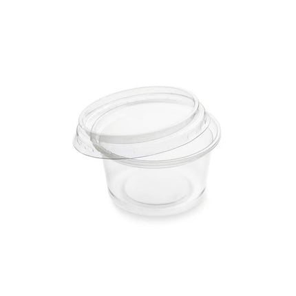 4 oz clearly sauce cups with lids-Pack of 1000