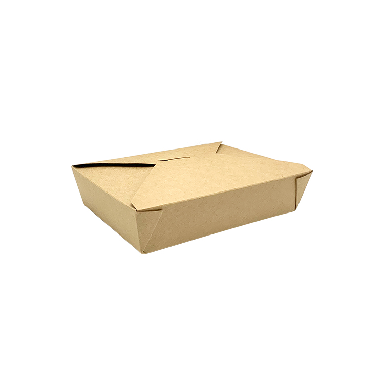 No.1 Kraft Takeaway Boxes [130x111x64mm] (a pack of 200)