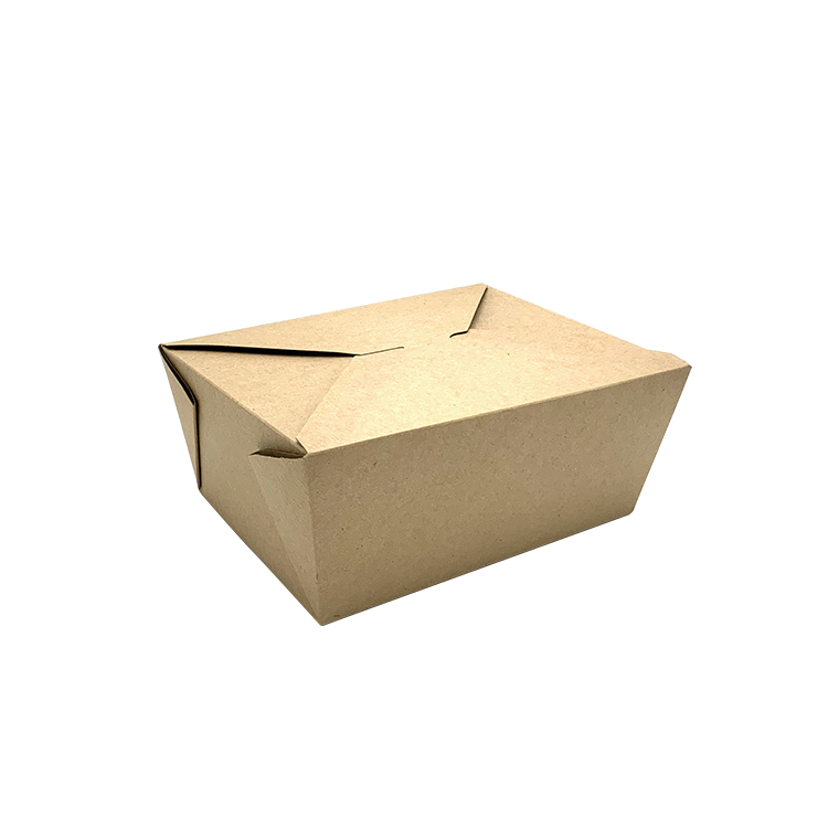 No. 2 Kraft Takeaway Boxes [220x197x48mm] (a pack of 200)