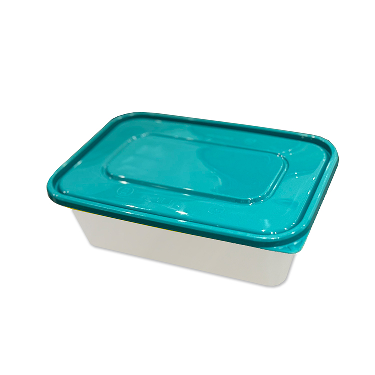 Microwave Plastic Containers with designed colourful Lids [500ml](a pack of 250)