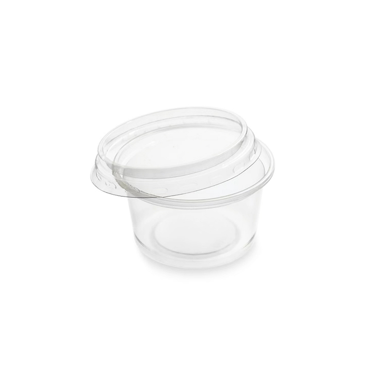 Clearly Sauce Cup with Lids [4 oz](a pack of 1000)