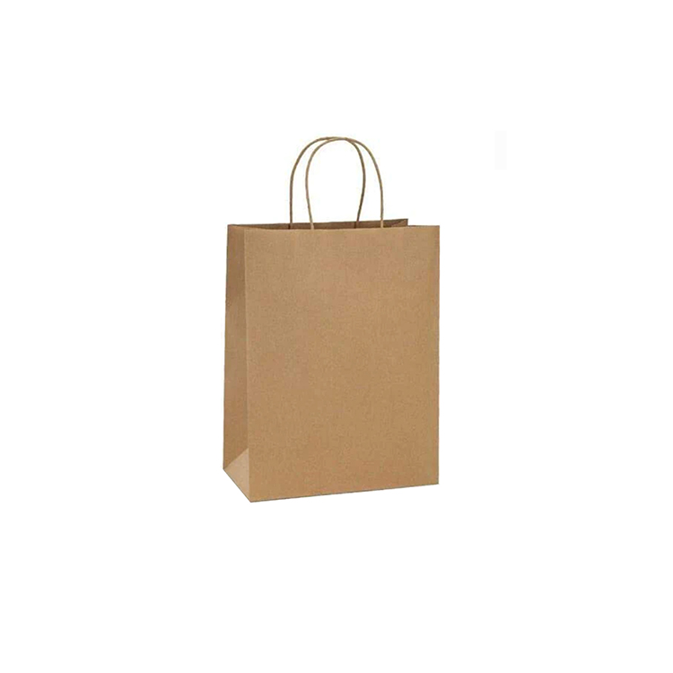 Medium Kraft Paper Bags with Twist Handles (300x250x140mm) (a pack of 250)